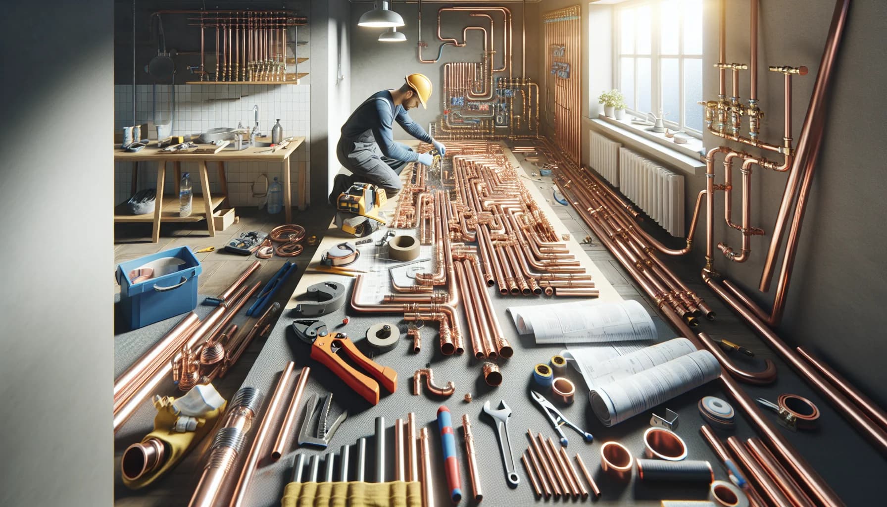 Copper to Flex Piping