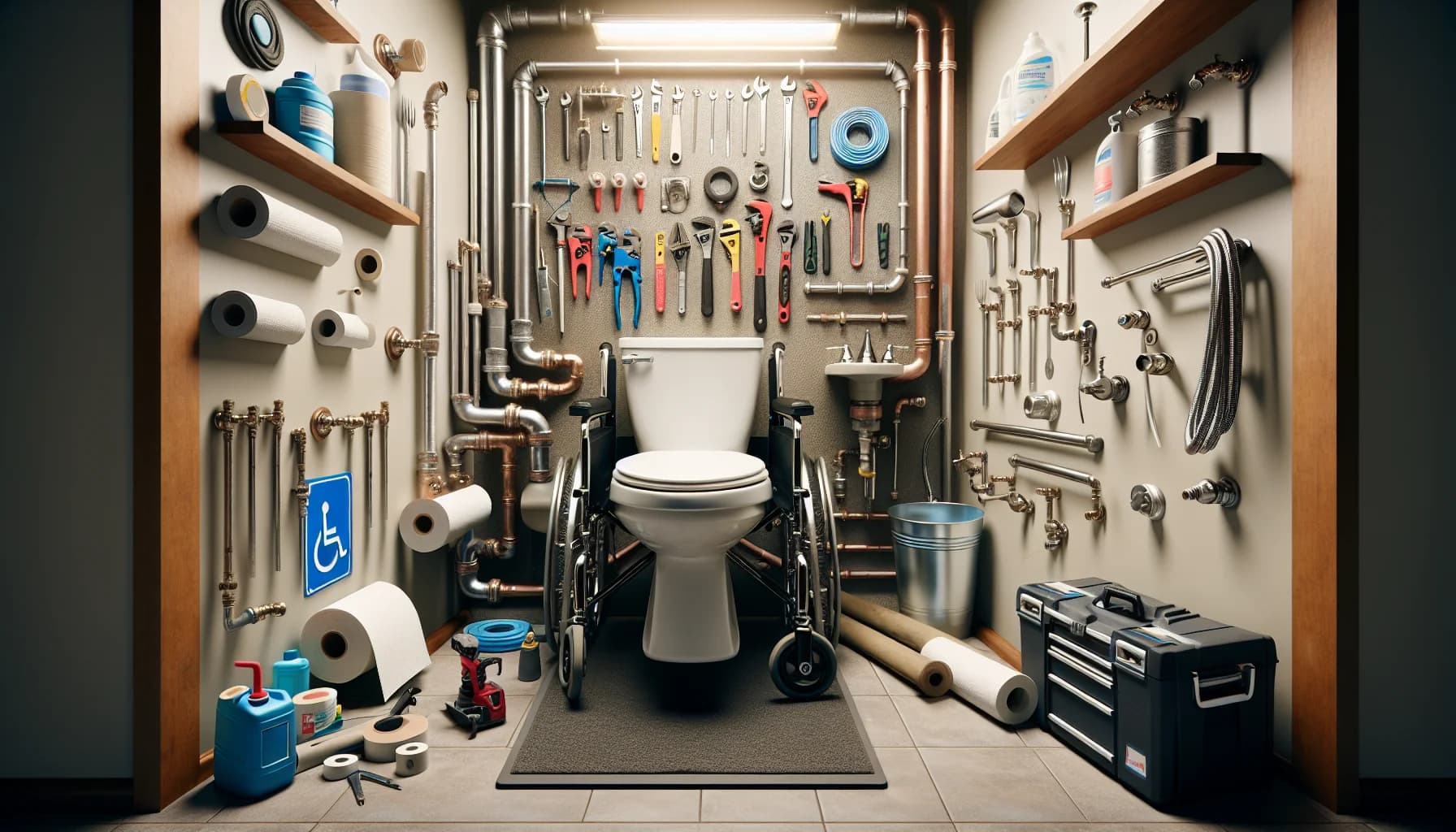 Handicap Toilet Install