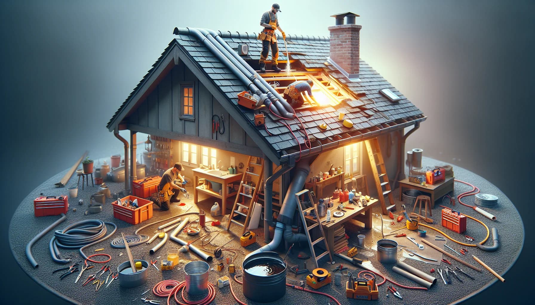 Roof & Gutter Leak Repair